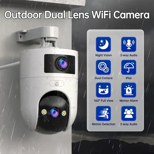 🥳2026 HOT SALE🥳💞50K+ SOLD! 📹🎁 50% OFF! Dual-Lens Security Camera – From £23.99! 360° view, human detection & color night vision. Smart home protection – stock up & save! 🏠✅
