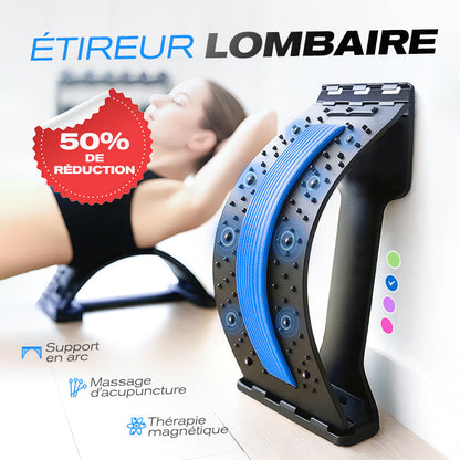 💐 50% DE RÉDUCTION 🧘 Étireur lombaire magnétique haute qualité – Massage acupuncture doux & tissu respirant – Soulage le mal de dos, idéal pour bureau ou maison – ceinture ajustable 🌿