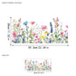 ✨DERNIER JOUR -50 % DE RÉDUCTION ! 💐Lot de stickers vitrophanie bouquet de fleurs coloré 🖼️