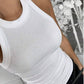 Essnce Women's Summer Casual Solid Color Slim Fit Tank Top