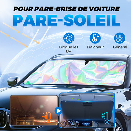 🚗 KAUFE 3, ERHALTE 1 GRATIS! ☀️ Pare-Soleil Laser – Filtre UV Avancé, Kompakt & Schnelle Installation Für Ein Kühleres Interieur & Geschütztes Armaturenbrett ✨