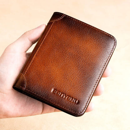 🔥Nouveauté 2026🔥Portefeuille minimaliste en cuir pour homme avec protection RFID – Ultra-fin, en cuir de vachette véritable de première qualité, format compact pour un usage quotidien