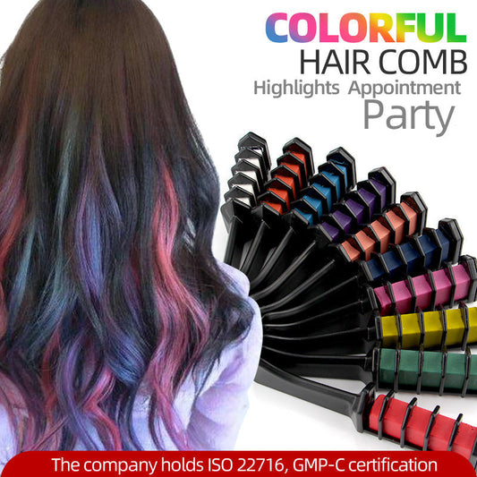 50% DE RÉDUCTION ✨ Craie Colorante Temporaire pour Cheveux – 10 Couleurs, Sans Danger & Part au Shampooing ✨