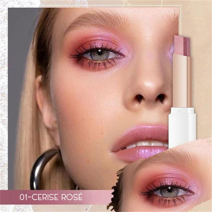 💄 50% DE RÉDUCTION ! ✨ Ensemble de 6 Bâtons de Fard à Paupières Bicolores – Couleurs Intenses, Finition Longue Tenue & Format Pratique 🎨