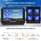 ConewVehicle Caméra de sauvegarde sans fil solaire magnétique avec moniteur HD de 7 po, vue arrière 1080P pour voiture