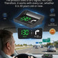 🥳2026 HOT SALE🥳💞50K+ SOLD!🚗⚡ 50% OFF! HUD Car GPS Speedometer – Traffic light countdown & red light camera alerts. Speed & direction on windscreen – no more looking down! 🛡️✨