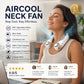 🥳2026 HOT SALE❄️ 50% OFF!🌡️🍃 Neck Air Conditioner Fan – Ultra‑quiet, 360° rotating, 3 speeds. Hands‑free cooling, long battery. Summer essential! 😎🌬️