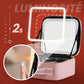 Trousse de maquillage portable avec miroir LED – Maquillage parfait partout