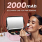 Trousse de maquillage portable avec miroir LED – Maquillage parfait partout