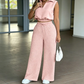 Ensemble détente chic 2 pièces pour femme