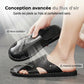 Chaussons Homme en Similicuir à Bout Fermé
