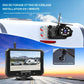 ConewVehicle Caméra de sauvegarde sans fil solaire magnétique avec moniteur HD de 7 po, vue arrière 1080P pour voiture