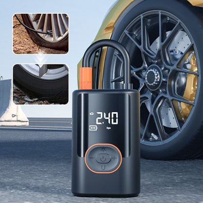 💎 50% DE RÉDUCTION ! 💎 Gonfleur de Pneus Portable Multifonction – Manomètre Numérique, Lampe LED & Batterie Externe 🔋
