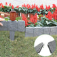⏰🌿🏡 PROMO LIMITÉE -50% ! Clôture de Jardin en Pierre Reconstituée – Imitation Pierre, ABS Résistant aux Intempéries, Installation Facile (10/20/40 Pièces)