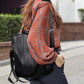 📢📢50 % DE RÉDUCTION !! ⏰ Sac à Dos Femme Grande Capacité – PU, Texture Gaufrée, Élégant 👜
