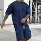 Ensemble t-shirt à manches courtes et short décontracté pour homme