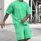 Ensemble t-shirt à manches courtes et short décontracté pour homme