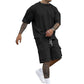 Ensemble t-shirt à manches courtes et short décontracté pour homme