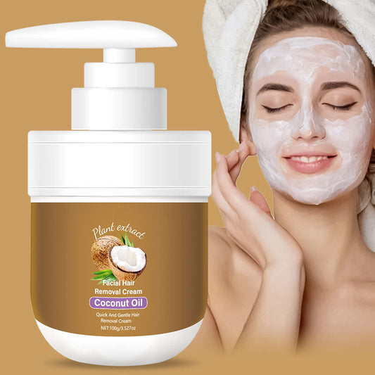 🎁 Achetez-en 1, obtenez-en 1 GRATUIT ! 🥥✨ Crème dépilatoire à l'huile de coco, épilation douce