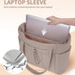 💕Hot Sale 50% OFF🎁Wandering Nature Puffer Tote Bag with Cup Holder & Laptop Compartment & Trolley Sleeve for Travel, Work, Nurse, Women