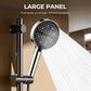 ⏳Time-Limited Special⏰High-Pressure Adjustable Rainfall Shower Head – 360° Tilt, Easy Clean Surface, Compatibility with Standard Shower Hoses 💧