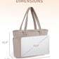 🎉 2026 Sale — Over 89,000 Sold! 👜 Wandering Nature Puffer Tote Bag – Cup Holder & Laptop Compartment 🎒