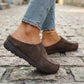 👡 50% DE RÉDUCTION! 🩴 Pantoufles Mules Femme à Bout Large Fermé – Semelle Moelleuse, Antidérapantes & Parfaites Pour Un Confort Douillet À La Maison 🏠