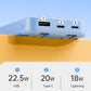 Batterie externe magnétique avec support et recharge rapide