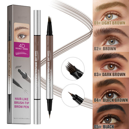 ✨️OFFRES SPÉCIALES - 50 % DE RÉDUCTION✨️Crayon à sourcils liquide 2-en-1 waterproof