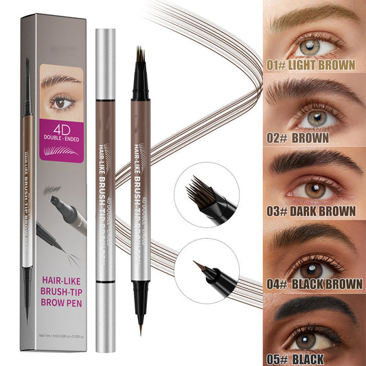 ✨️OFFRES SPÉCIALES - 50 % DE RÉDUCTION✨️Crayon à sourcils liquide 2-en-1 waterproof
