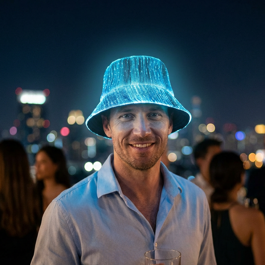 💥Nouveau 2026💥🌟Chapeau Bob Lumineux à Fibre Optique🌟🔥-60% Réduction🔥