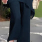 💎 60% DE RÉDUCTION ! 💎 Deux-pièces Femme – Top Asymétrique Élégant & Pantalon à Jambes Larges, Tissu Doux et Respirant pour Printemps & Vacances 🌸👗