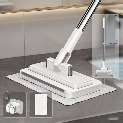 🧹 50% OFF NOW! ✨ Telescopic Flat Dust Mop – Long handle, shark-tooth lock & deep-cleaning – Perfect for ceilings, cabinets & walls 🏠