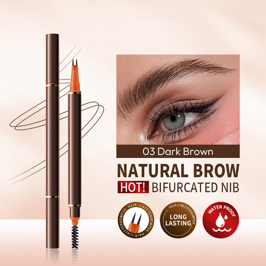 ✨🔥Dual-Ended 2-Fork Liquid Eyebrow Pen