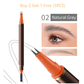 ✨🔥Dual-Ended 2-Fork Liquid Eyebrow Pen