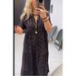 💎 -50% SUR LA ROBE LONGUE LÉOPARD ! 💎 Col en V, Coupe Fluide & Style Polyvalent pour Femme ✨