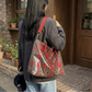 ✨🔥Sac fourre-tout en PVC à carreaux pour femmes