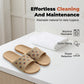 Lightweight All-weather Linen Slippers With Thick Soles