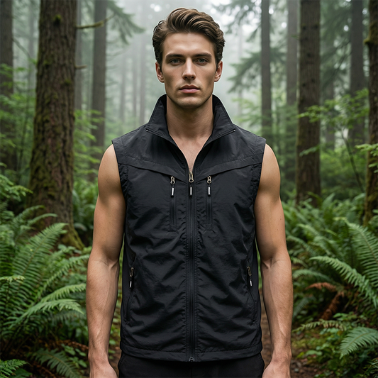 📢📢50% DE RÉDUCTION !!!⏰Gilet utilitaire à multiples poches pour homme, pour l'extérieur