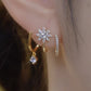✨🔥Boucles d'oreilles griffes scintillantes pour femme