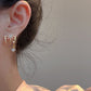 ✨🔥Boucles d'oreilles griffes scintillantes pour femme