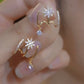 ✨🔥Boucles d'oreilles griffes scintillantes pour femme