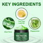 Crème hydratante apaisante pour les pieds à l'aloe vera et à l'arbre à thé
