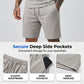 👕 50% DE RÉDUCTION 🩳 Ensemble 2 pièces pour homme : T-shirt & short de sport – Tissu respirant, léger & évacuant l’humidité – parfait pour la course, la salle ou les journées chaudes 💪