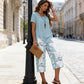 👗50% DE RÉDUCTION ! Ensemble Haut Long & Pantalon Large – Tissu Doux, Look Décontracté ☁️🌿【Offre Limitée】