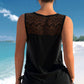 🏊‍♀️ Bedruckter zweiteiliger Tankini-Badeanzug für Damen
