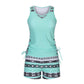 🏊‍♀️ Bedruckter zweiteiliger Tankini-Badeanzug für Damen