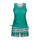 🏊‍♀️ Bedruckter zweiteiliger Tankini-Badeanzug für Damen