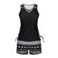 🏊‍♀️ Bedruckter zweiteiliger Tankini-Badeanzug für Damen