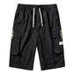 🩳🍂✨ PROMO -50% ! Shorts Cargo Camouflage – 6 Poches Pratiques, Cordon de Taille & Coupe Détendue (4 Couleurs, XS-3XL)